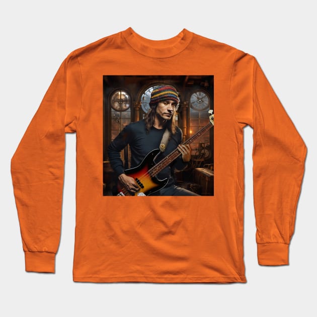 Jaco Pastorius Long Sleeve T-Shirt by IconsPopArt